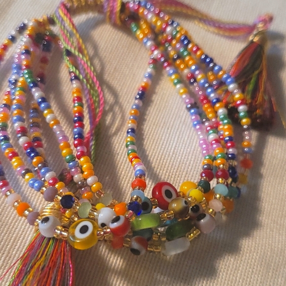 Handmade Multilayered bracelet - Picture 4 of 8